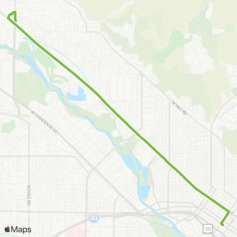 ValleyRide State Street map