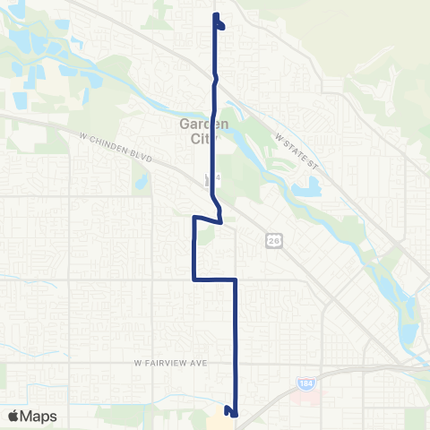 ValleyRide Cole / Glenwood map