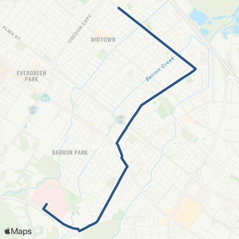 VTA Gunn HS - Louis & Fielding map