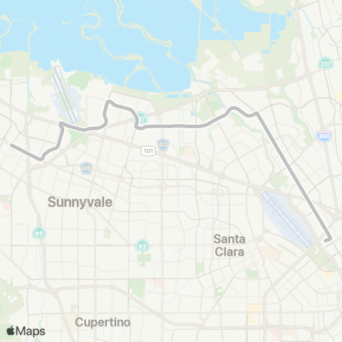 VTA Event-Special Line map