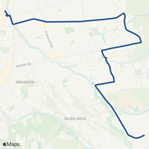 VTA Eastridge - The Villages map