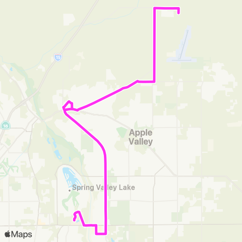 VVTA 42 Victor Valley College - Training Ctr map