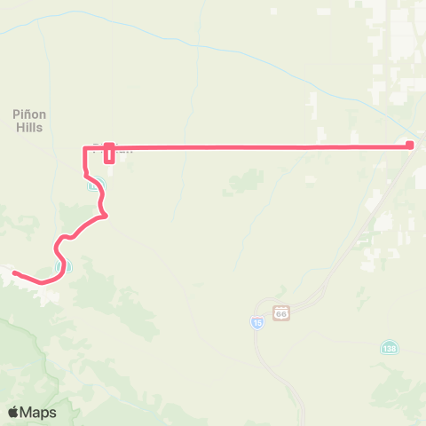 VVTA 21 Main + Cataba - Wrightwood map