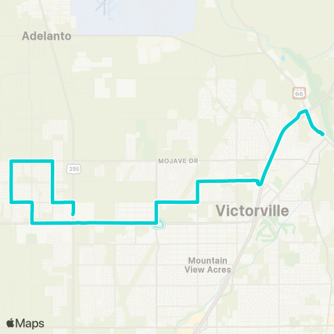 VVTA 31 Vvtc - South Adelanto map