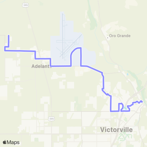 VVTA 32 Vvtc - North Adelanto map