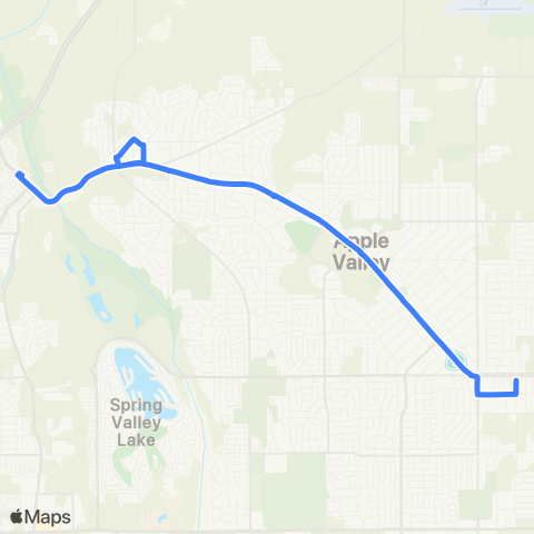 VVTA 41 Vvtc - Apple Valley Post Office map