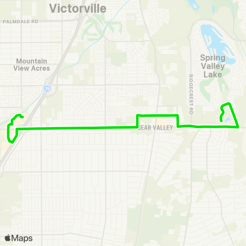 VVTA 53 Victor Val Mall - Victor Val Coll map