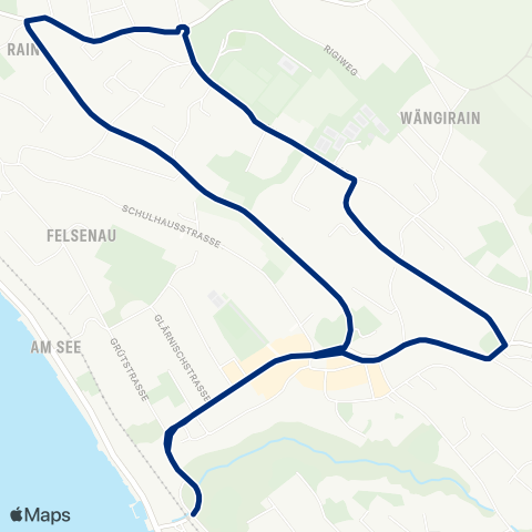 VZO - Verkehrsbetriebe Zürichsee und Oberland Herrliberg-Feldmeilen,Bhf West - Herrliberg-Feldmeilen,Bhf West map