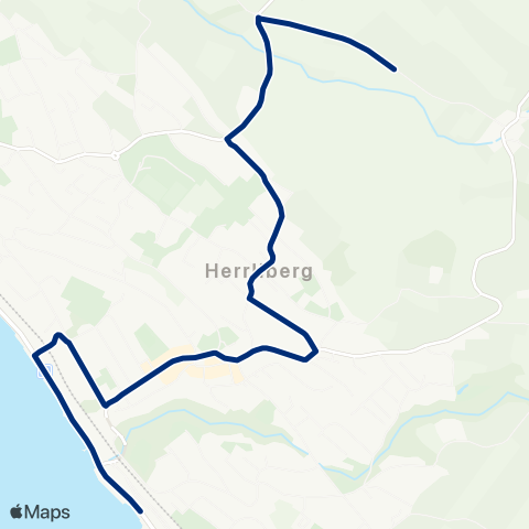 VZO - Verkehrsbetriebe Zürichsee und Oberland Herrliberg-Feldmeilen,Bhf West - Herrliberg, Kirche Wetzwil map