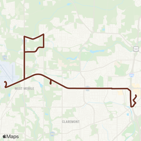 The Wave Airport Boulevard map