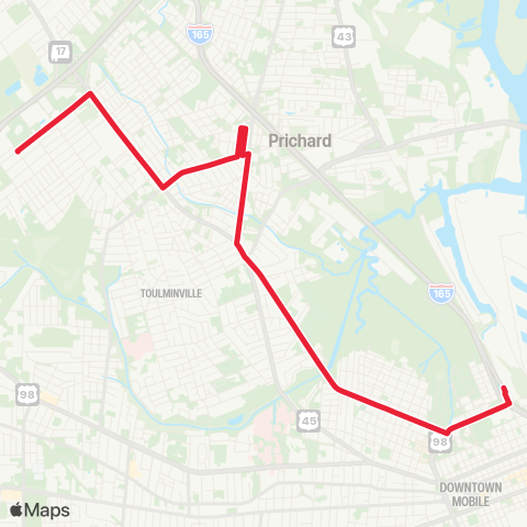 The Wave Highway 45 map