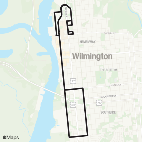 Wave Transit Port City Trolley map