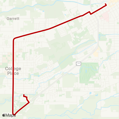 Valley Transit Mainline map