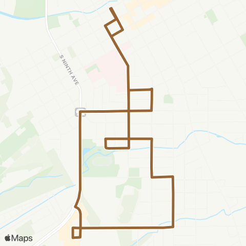 Valley Transit Fairgrounds map