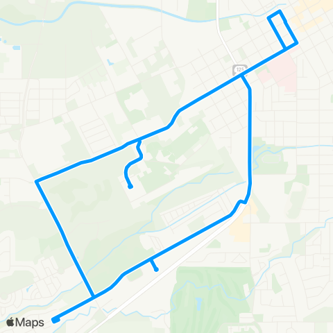 Valley Transit V.A. - Medical Loop map