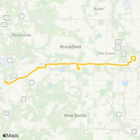 Waukesha Metro Waukesha / Froedtert map