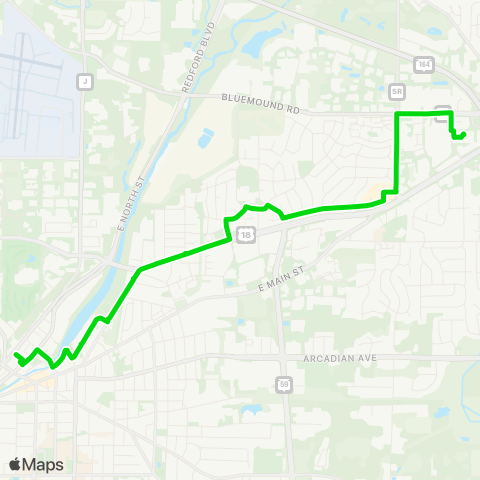 Waukesha Metro Moreland map