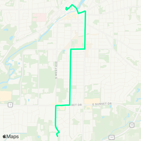 Waukesha Metro Grand map