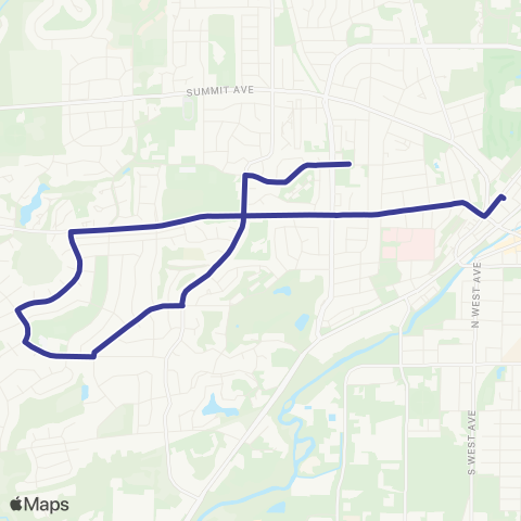 Waukesha Metro Madison map