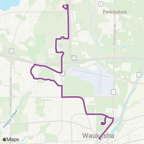 Waukesha Metro Northview map