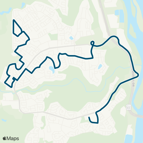 Wood Buffalo Transit FM map