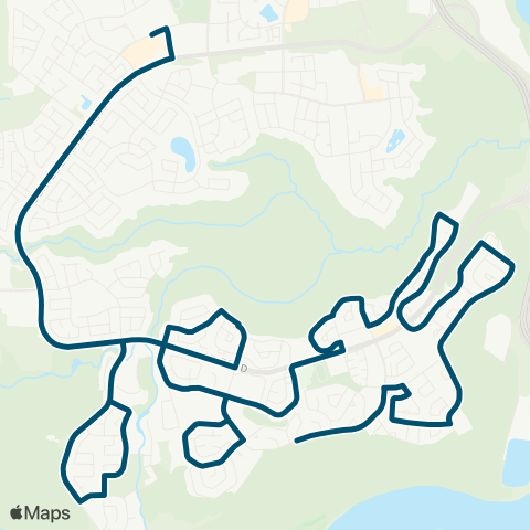 Wood Buffalo Transit Holy Trinity map