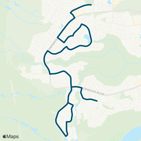 Wood Buffalo Transit Westwood map