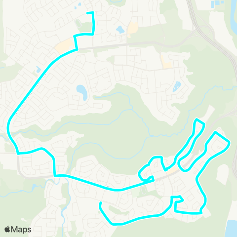 Wood Buffalo Transit 61PM map