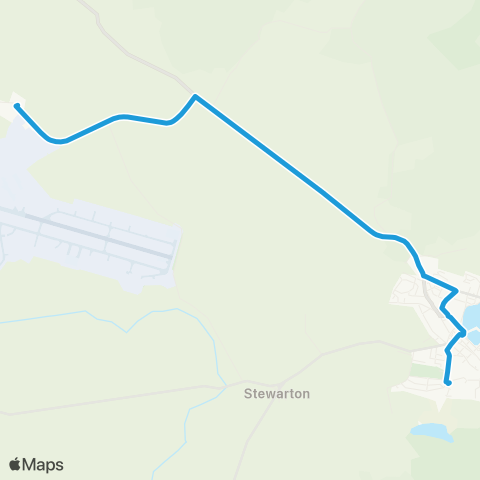 West Coast Motors Turning Area - Bus Terminus map