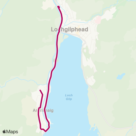 West Coast Motors Upper Glenfyne Pk - Upper Glenfyne Pk map