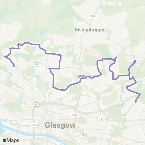 West Coast Motors Garrioch Gate - Cumbernauld Road map