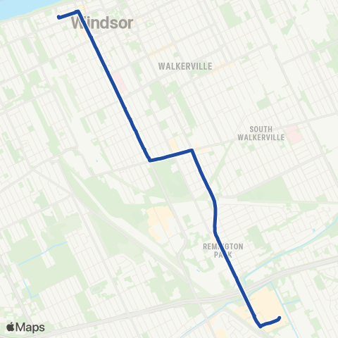 Transit Windsor Transway map