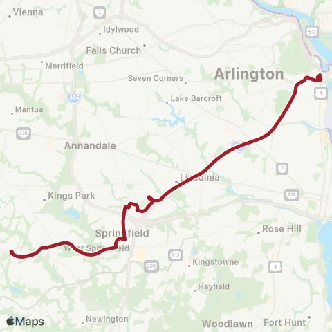 Metrobus Orange Hunt map