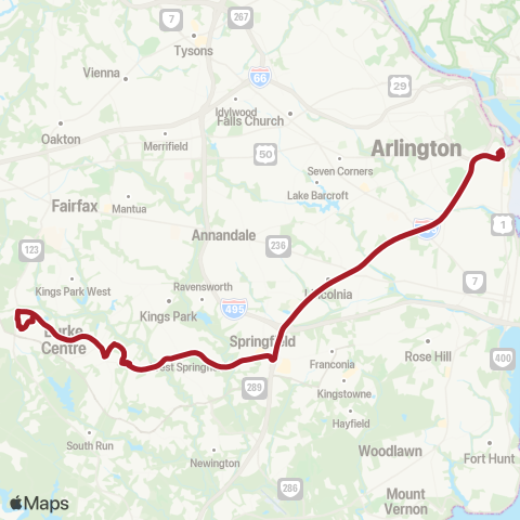 Metrobus Burke Centre map