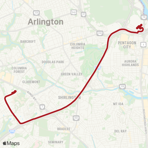 Metrobus Skyline City map