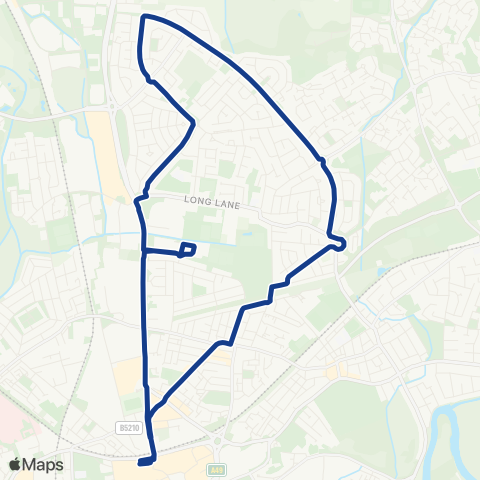 Warrington Borough Transport  map