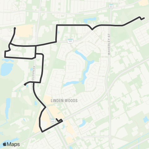 Winnipeg Transit Wilkes map