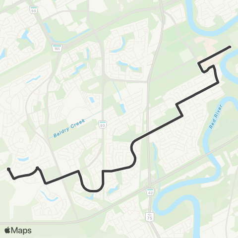 Winnipeg Transit Killarney map