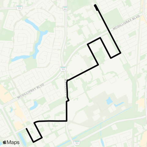 Winnipeg Transit Industrial map