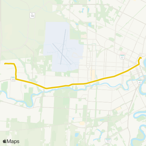 Winnipeg Transit Assiniboia Express map