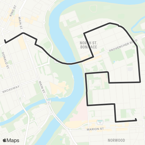 Winnipeg Transit St. Boniface map