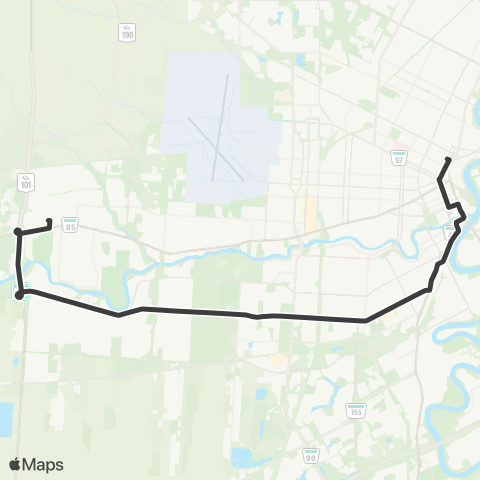 Winnipeg Transit Grant map