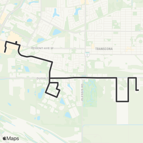 Winnipeg Transit Industrial map