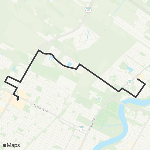 Winnipeg Transit Murray map