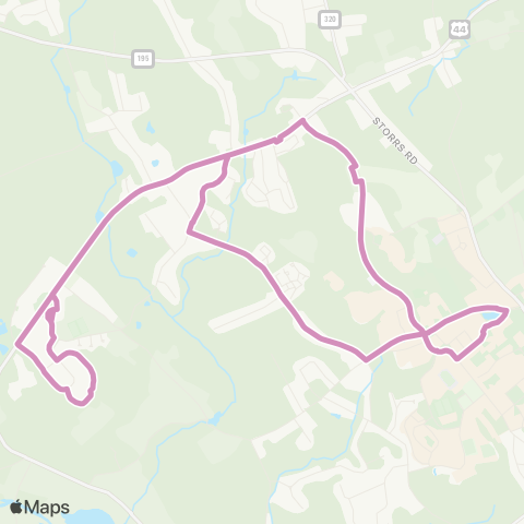 WRTD (Windham Region Transit District) Hunting Lodge map