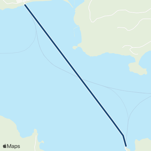 Washington State Ferries Orcas Island - Shaw Island map