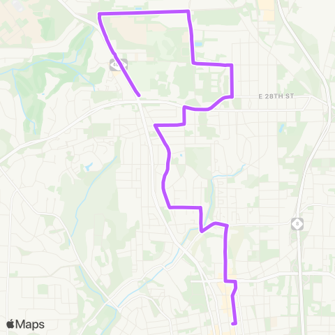 Winston-Salem Transit Authority University Goodwill - Coliseum Area map