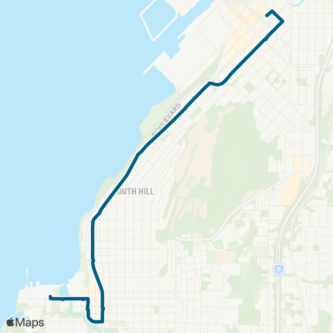 WTA Fairhaven&Downtown map