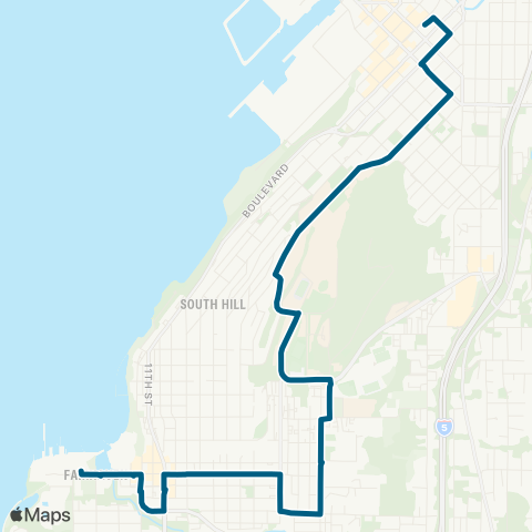 WTA Fairhaven&Downtown map