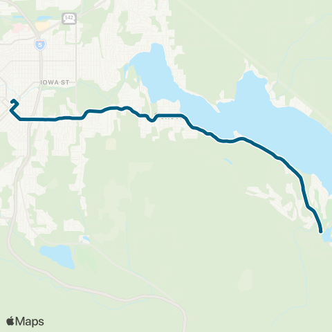 WTA Sudden Valley&Downtown map